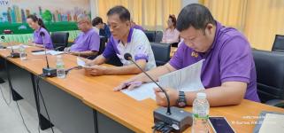 ทน.แม่สอด ร่วมกับอบต.แม่ปะ จัดประชุมหารือการใช้ที่ดินสาธารณประโยชน์ (บริเวณสนามกีฬา 5 อำเภอชายแดน)