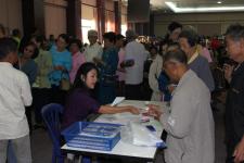 เทศบาลนครแม่สอดจัดงานผู้บริหารเทศบาลนครแม่สอดพบประชาชนพร้อมทั้งแจกเบี้ยผู้สูงอายุ