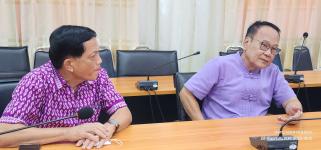 ทน.แม่สอด ต้อนรับพช.แม่สอด ประชุมหารือการดำเนินการ    น้อมนำแนวพระราชดำริฯ สู่ปฎิบัติการปลูกผักสวนครัวเพื่อสร้างความมั่นคงทางด้านอาหาร ประจำปี 2566