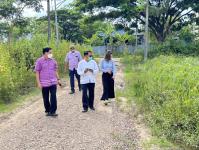 ทน.แม่สอด ลงพื้นที่สำรวจ เร่งแก้ไขปัญหาด้านสาธารณูปโภคในเขตเทศบาลนครแม่สอด