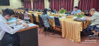 ทน.แม่สอด จัดประชุมคณะกรรมการสอบคัดเลือกพนักงานเทศบาลให้ดำรงตำแหน่งต่างสายงาน ครั้งที่ 1/2566