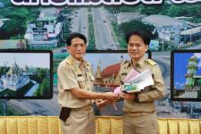 ทน.แม่สอด ต้อนรับข้าราชการโอน (ย้าย) มาดำรงตำแหน่ง ประจำสำนักงานเทศบาลนครแม่สอด