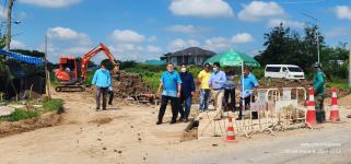 ทน.แม่สอด ลงพื้นที่ติดตามความคืบหน้างานก่อสร้างต่างๆ ในเขตเทศบาลนครแม่สอด
