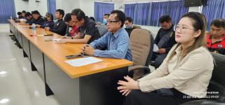 ทน.แม่สอด จัดประชุมฝ่ายป้องกันและบรรเทาสาธารณภัย เทศบาลนครแม่สอด