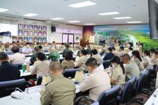ทน.แม่สอด เข้าร่วมการประชุมคณะกรรมการศูนย์อำนวยการป้องกันและปราบปรามยาเสพติด ประจำเดือนตุลาคม 2566 