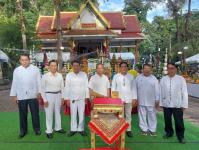 ทน.แม่สอด เข้าร่วมงานบวงสรวงครบ 248 ปี เจ้าพ่อพะวอ วีรบุรุษชายชาตินักรบ ในรัชสมัยสมเด็จพระเจ้าตากสินมหาราช