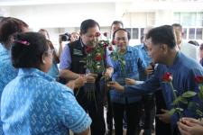 ทน.แม่สอด ร่วมให้การต้อนรับ นายไชยา พรหมา รมช.เกษตรและสหกรณ์ พร้อมคณะ ลงพื้นที่ตรวจราชการฯ