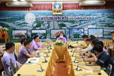 ทน.แม่สอด จัดประชุมหารือโครงการก่อสร้างระบบจำหน่ายไฟฟ้าเป็นเคเบิลใต้ดิน บริเวณถนนประสาทวิถี ระยะทาง 1,600 เมตร