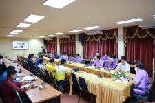 ทน.แม่สอด จัดประชุมหารือโครงการก่อสร้างระบบจำหน่ายไฟฟ้าเป็นเคเบิลใต้ดิน บริเวณถนนประสาทวิถี ระยะทาง 1,600 เมตร
