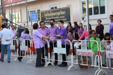 ทน.แม่สอด พิธีเปิดโครงการก่อสร้างระบบจำหน่ายไฟฟ้าเป็นเคเบิลใต้ดิน บริเวณถนนประสาทวิถี ระยะทาง 1.6 กิโลเมตร