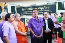 ทน.แม่สอด พิธีเปิดโครงการก่อสร้างระบบจำหน่ายไฟฟ้าเป็นเคเบิลใต้ดิน บริเวณถนนประสาทวิถี ระยะทาง 1.6 กิโลเมตร