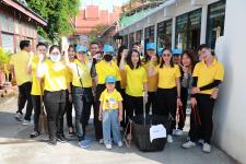 ทน.แม่สอด จัดกิจกรรมจิตอาสาพัฒนาปรับปรุงภูมิทัศน์ เพื่อถวายเป็นพระราชกุศล วันคล้ายวันพระบรมราชสมภพ พระบาทสมเด็จพระบรมชนกาธิเบศร มหาภูมิพลอดุลยเดชมหาราช บรมนาถบพิตร วันชาติและวันพ่อแห่งชาติ 