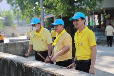 ทน.แม่สอด จัดกิจกรรมจิตอาสาพัฒนาปรับปรุงภูมิทัศน์ เพื่อถวายเป็นพระราชกุศล วันคล้ายวันพระบรมราชสมภพ พระบาทสมเด็จพระบรมชนกาธิเบศร มหาภูมิพลอดุลยเดชมหาราช บรมนาถบพิตร วันชาติและวันพ่อแห่งชาติ 