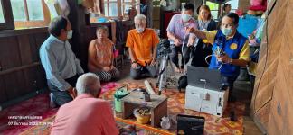 ทน.แม่สอด ร่วมกับศูนย์บริหารการทะเบียนราษฎร ภาค 6 สาขาจังหวัดตาก ลงพื้นที่ทำบัตรประจำตัวประชาชนกรณีผู้ป่วยติดเตียง คนชรา และผู้พิการ