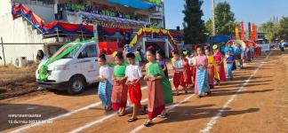 ทน.แม่สอด ร่วมพิธีเปิดการแข่งขันกีฬาสีภายใน ประจำปี 2566 โรงเรียนเทศบาลวัดชุมพลคีรี