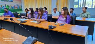 กองช่างและสุขาภิบาล เทศบาลนครแม่สอด จัดประชุมประจำเดือนธันวาคม 2566