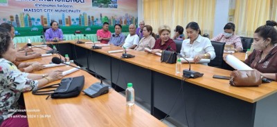 ทน.แม่สอด ต้อนรับคณะตัวแทนหน่วยงานและประธานชุมชน เพื่อสวัสดีปีใหม่         และขอคำอวยพรในวาระดิถีขึ้นปีใหม่ 2567