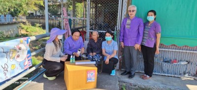 ทน.แม่สอด ลงพื้นที่มอบสิ่งของอุปโภคบริโภคให้แก่ผู้สูงอายุ และผู้ป่วยติดเตียง ชุมชนสองแคว 1 ชุมชนสองแคว 2 และ ชุมชนตาลเดี่ยว