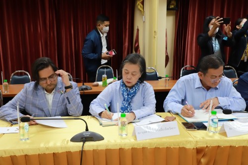 ทน.แม่สอด ร่วมประชุมพิจารณาแนวทางการพัฒนาการบริหารจัดการท่าอากาศยานนานาชาติแม่สอด จังหวัดตาก ของคณะกรรมาธิการกิจการศาล องค์กรอิสระ องค์กรอัยการ รัฐวิสาหกิจ องค์การมหาชน และกองทุน สภาผู้แทนราษฎร