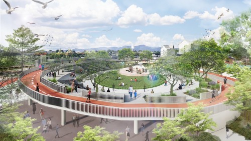 ทน.แม่สอด ลงพื้นที่ร่วมกับรองอธิบดีกรมโยธา ฯ ดำเนินโครงการพัฒนาสวนสาธารณะประโยชน์ สนามกีฬานันทนาการ และลานวัฒนธรรม