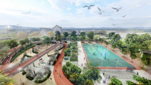 ทน.แม่สอด ลงพื้นที่ร่วมกับรองอธิบดีกรมโยธา ฯ ดำเนินโครงการพัฒนาสวนสาธารณะประโยชน์ สนามกีฬานันทนาการ และลานวัฒนธรรม