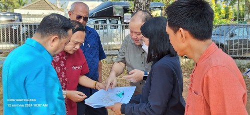 ทน.แม่สอด ลงพื้นที่ร่วมกับรองอธิบดีกรมโยธา ฯ ดำเนินโครงการพัฒนาสวนสาธารณะประโยชน์ สนามกีฬานันทนาการ และลานวัฒนธรรม