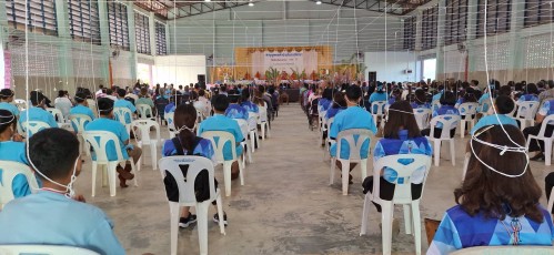 ทน.แม่สอด ร่วมทำบุญทอดผ้าป่าสามัคคีเพื่อการศึกษา โรงเรียนเทศบาล   วัดชุมพลคีรี เนื่องในวันครบรอบ 101 ปี ในการจัดตั้งโรงเรียน