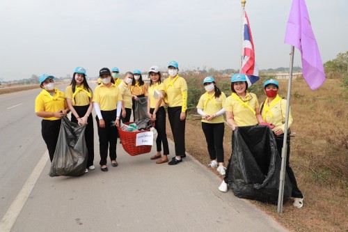 ทน.แม่สอด จัดกิจกรรมจิตอาสาปรับภูมิทัศน์เส้นทางเสด็จฯ ถนนทางหลวงชนบท 3050