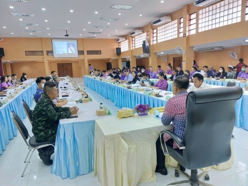 ทน.แม่สอด ร่วมประชุมหัวหน้าส่วนราชการ หัวหน้าหน่วยงานรัฐวิสาหกิจ และภาคเอกชน ครั้งที่ 1/2567 ประจำเดือนกุมภาพันธ์