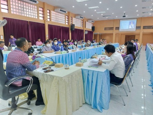 ทน.แม่สอด ร่วมประชุมหัวหน้าส่วนราชการ หัวหน้าหน่วยงานรัฐวิสาหกิจ และภาคเอกชน ครั้งที่ 1/2567 ประจำเดือนกุมภาพันธ์