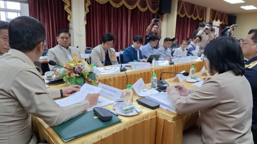 ทน.แม่สอด ร่วมการประชุมของคณะกรรมาธิการการกฎหมายการยุติธรรมและสิทธิมนุษยชนสภาผู้แทนราษฎร ในโอกาสมาศึกษาดูงาน "แนวทางการแก้ไขปัญหาแบบยั่งยืน ต่อการโยกย้ายถิ่นฐานแบบไม่ปกติ ในกลุ่มผู้ลี้ภัย" ที่ อ.แม่สอด	