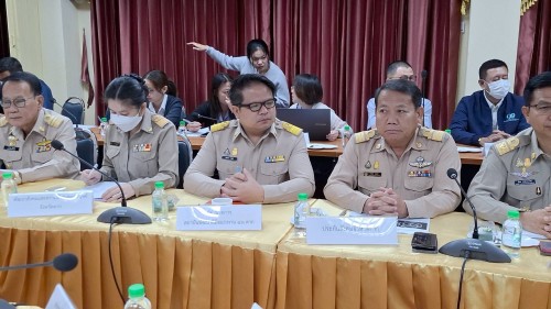 ทน.แม่สอด ร่วมการประชุมของคณะกรรมาธิการการกฎหมายการยุติธรรมและสิทธิมนุษยชนสภาผู้แทนราษฎร ในโอกาสมาศึกษาดูงาน "แนวทางการแก้ไขปัญหาแบบยั่งยืน ต่อการโยกย้ายถิ่นฐานแบบไม่ปกติ ในกลุ่มผู้ลี้ภัย" ที่ อ.แม่สอด	