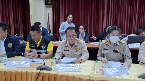 ทน.แม่สอด ร่วมการประชุมของคณะกรรมาธิการการกฎหมายการยุติธรรมและสิทธิมนุษยชนสภาผู้แทนราษฎร ในโอกาสมาศึกษาดูงาน "แนวทางการแก้ไขปัญหาแบบยั่งยืน ต่อการโยกย้ายถิ่นฐานแบบไม่ปกติ ในกลุ่มผู้ลี้ภัย" ที่ อ.แม่สอด	