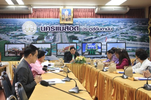 ทน.แม่สอด จัดประชุมพิจารณาร่างแผนพัฒนาท้องถิ่น (พ.ศ.2566 - 2570) เพิ่มเติม/เปลี่ยนแปลง ครั้งที่ 1/2567
