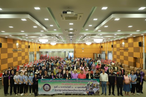 ทน.แม่สอด ร่วมพิธีเปิดโครงการฝึกอบรมส่งเสริมสุขภาพในชุมชนและสังคม ประจำปีงบประมาณ 2567