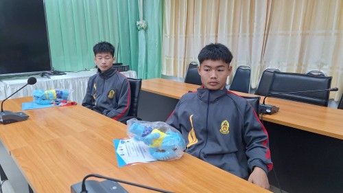 ทน.แม่สอด ร่วมแสดงความยินดีและมอบโอวาสแก่นักกีฬาและคณะครูจากโรงเรียนกีฬาเทศบาลนครแม่สอด 