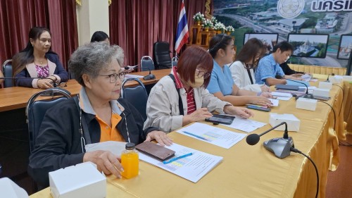 ทน.แม่สอด จัดประชุมสรุปผลการสำรวจและประเมินความจำเป็นเร่งด่วนแก่ผู้ประสบปัญหาทางสังคมในพื้นที่ ปีงบประมาณ 2567