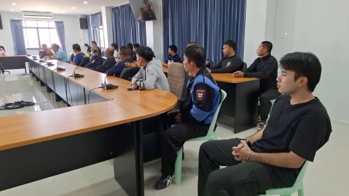 ทน.แม่สอด จัดประชุมฝ่ายป้องกันและบรรเทาสาธารณภัยฯ สำนักปลัด เทศบาลนครแม่สอด 