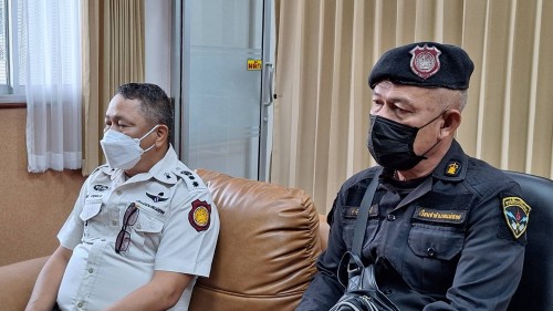 ทน.แม่สอด ต้อนรับ นายศุภชัย ศรีกอง ผู้บัญชาการเรือนจำอำเภอ  แม่สอด และคณะฯ
