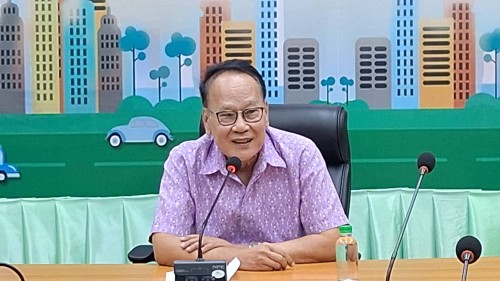 ทน.แม่สอด ให้การต้อนรับนายจำรัส กันทะสัก รองปลัด เทศบาลเมืองลำพูน จังหวัดลำพูน พร้อมคณะ