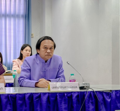 ทน.แม่สอด ร่วมประชุมคัดเลือกผู้แทนเทศบาลในคณะกรรมการพนักงานเทศบาลจังหวัดตาก