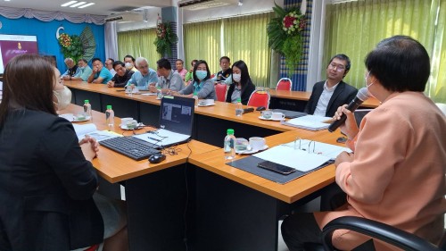 ทน.แม่สอด เข้าร่วมการประชุมเพื่อชี้แจงเรื่องการลงระบบแจ้งทะเบียนผู้มีหน้าที่ยืนบัญชีแสดงทรัพย์สินและหนี้สิน (Online Declaration Registration System : ODRS)  