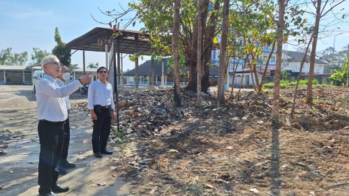 เทศบาลนครแม่สอด ลงพื้นที่สำรวจสุสานบ้านเหนือ