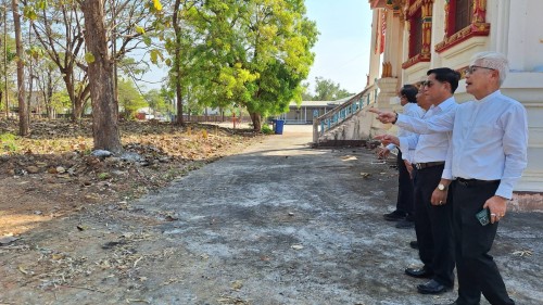 เทศบาลนครแม่สอด ลงพื้นที่สำรวจสุสานบ้านเหนือ