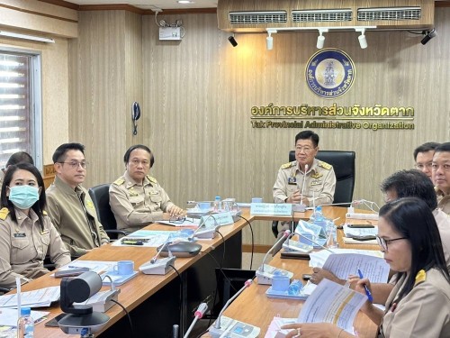 ทน.แม่สอด เข้าประชุมชี้แจงงบประมาณรายจ่ายประจำปีงบประมาณ พ.ศ.2567 ต่อคณะกรรมาธิการวิสามัญพิจารณาร่างพระราชบัญญัติงบประมาณรายจ่าย ประจำปีงบประมาณ พ.ศ.2567 สภาผู้แทนราษฎร ผ่านระบบ Video Conference 