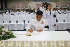 พิธีถวายพระพรชัยมงคลสมเด็จพระเจ้าอยู่หัวเนื่องในโอกาสวันเฉลิมพระชนมพรรษา 65 พรรษา