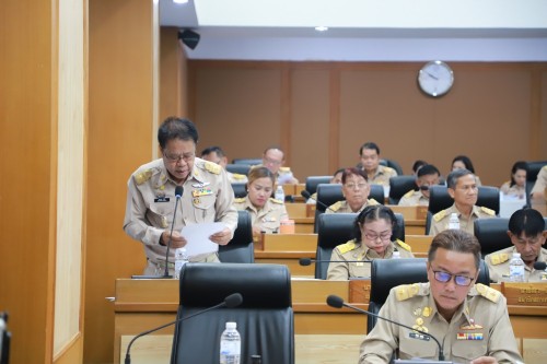 สภาเทศบาลนครแม่สอด ประชุมสภาเทศบาลนครแม่สอด สมัยสามัญ สมัยแรก ประจำปี 2567