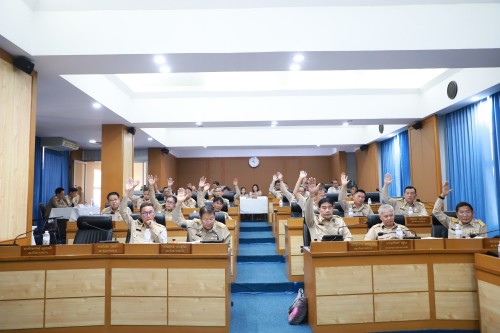 สภาเทศบาลนครแม่สอด ประชุมสภาเทศบาลนครแม่สอด สมัยสามัญ สมัยแรก ประจำปี 2567