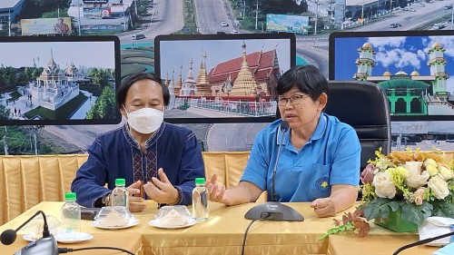 เทศบาลนครแม่สอด เข้าร่วมประชุมชมรมผู้สูงอายุเทศบาลนครแม่สอด