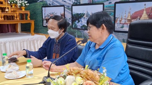 เทศบาลนครแม่สอด เข้าร่วมประชุมชมรมผู้สูงอายุเทศบาลนครแม่สอด